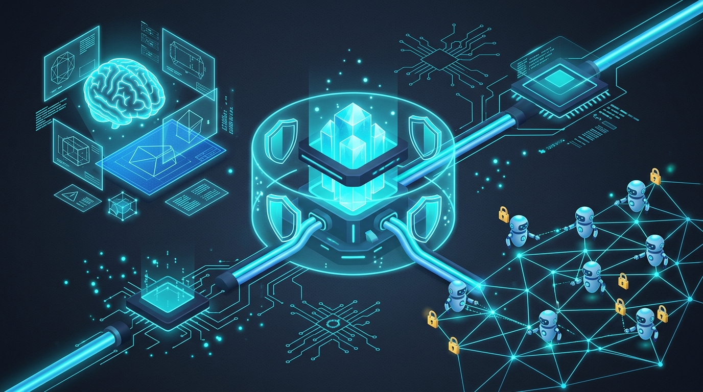 KnotenCore Architecture: AI Planning, Protected Sandbox Core, and Secure Agent Swarm Mesh